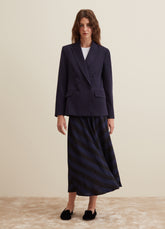 Ovs Solid Colour Double-Breasted Blazer